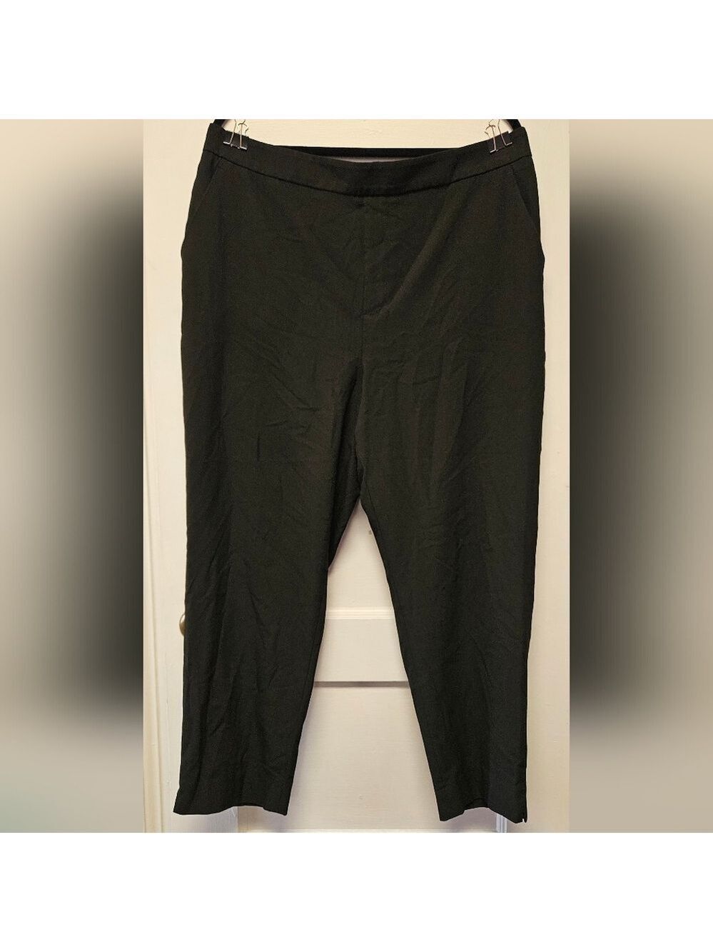 Banana Republic Black Hayden Trousers Women's Size 18